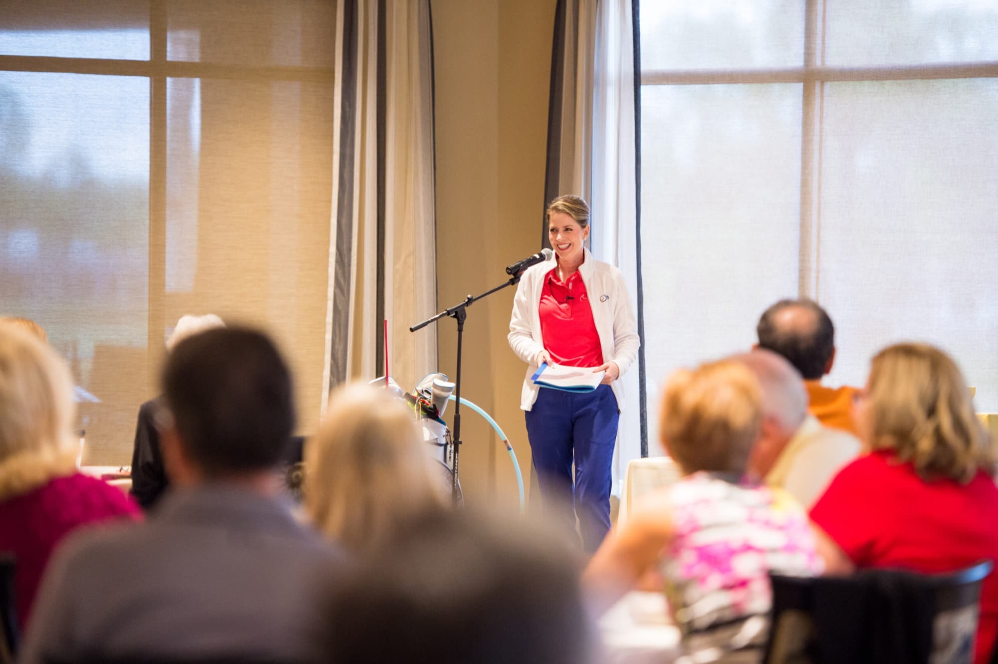 Dr. Shannon Reece speaking to an audience